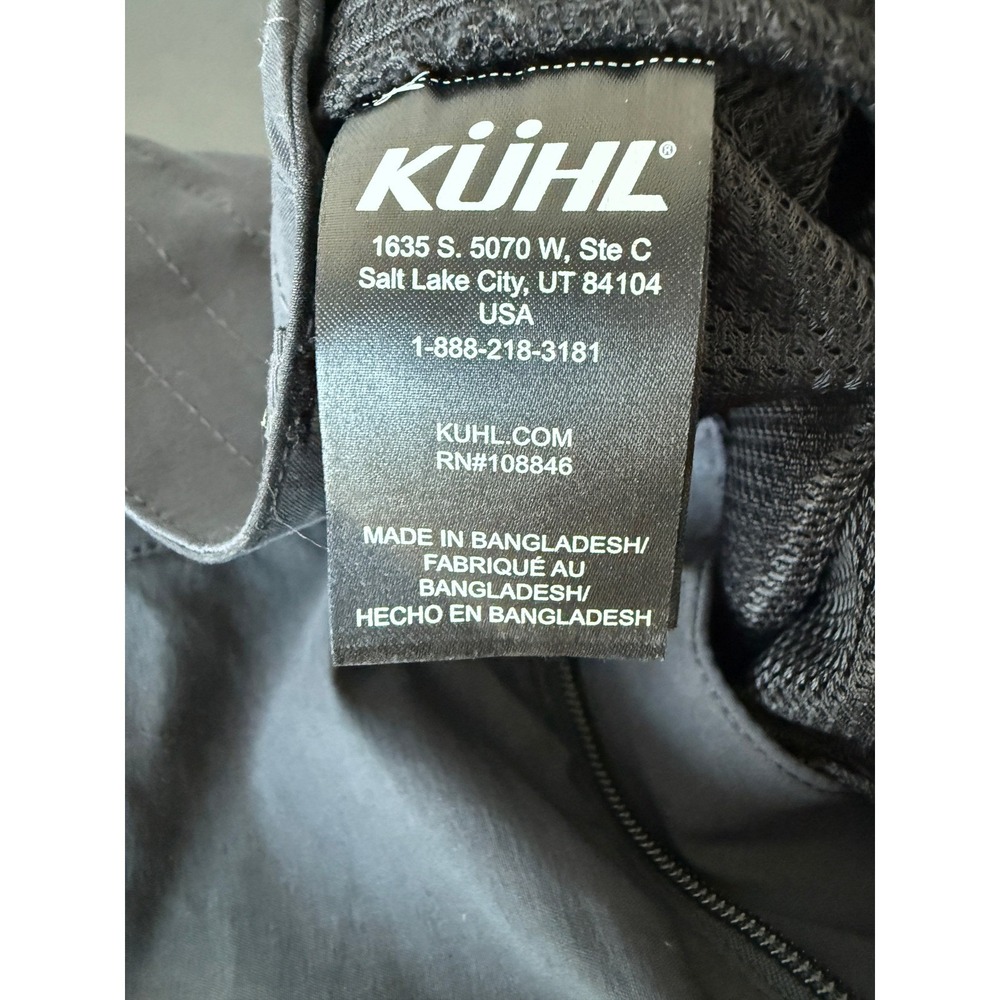 Kuhl Mens 38x32 Free Ryde Hiking Pants Charcoal Gray Outdoor Technical Trousers - Picture 6 of 15